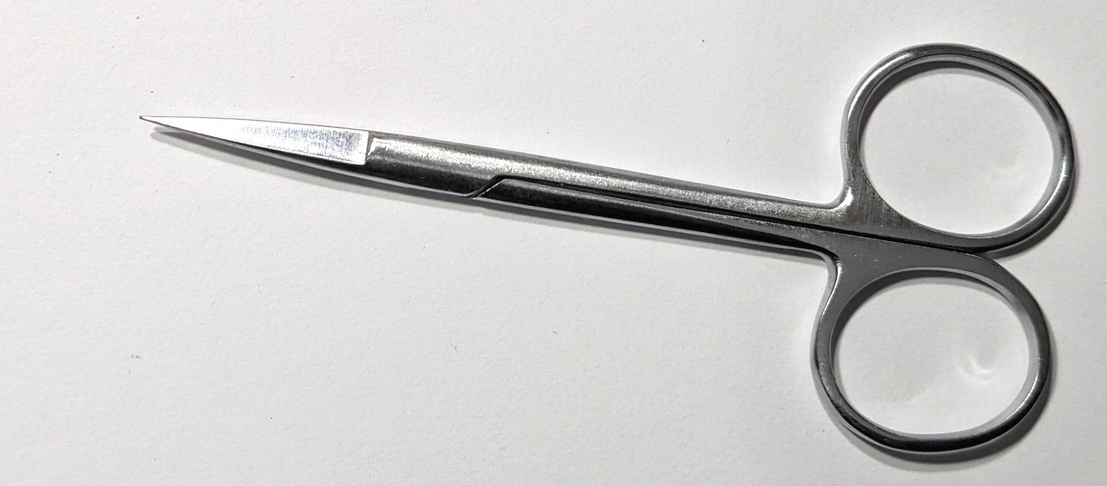 Micro dissecting scissors with 25mm straight blades